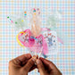 Easter Star Lollipop - Cotton Candy Blue