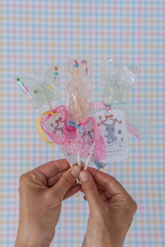 Bunny Lollipop - Cotton Candy Pink
