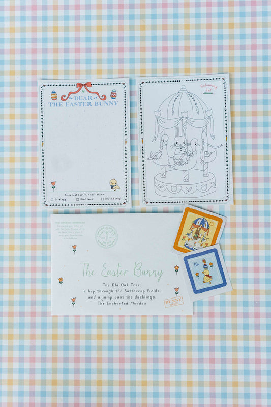 Bunny Note and Colouring-In Kit
