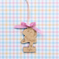 Custom Character Wooden Basket Tag