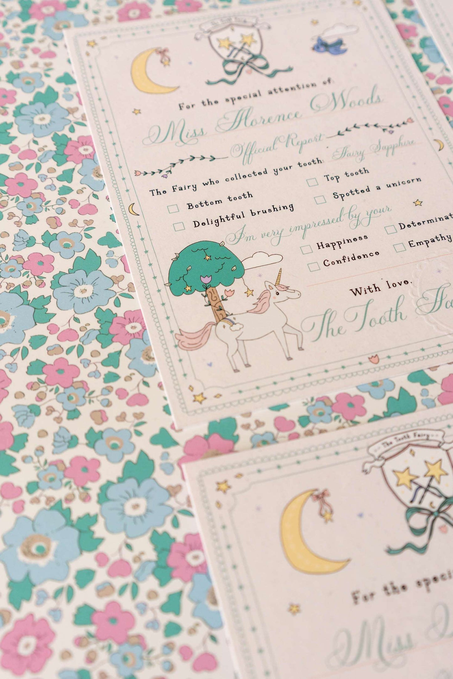 Deluxe Tooth Fairy Receipt Pack
