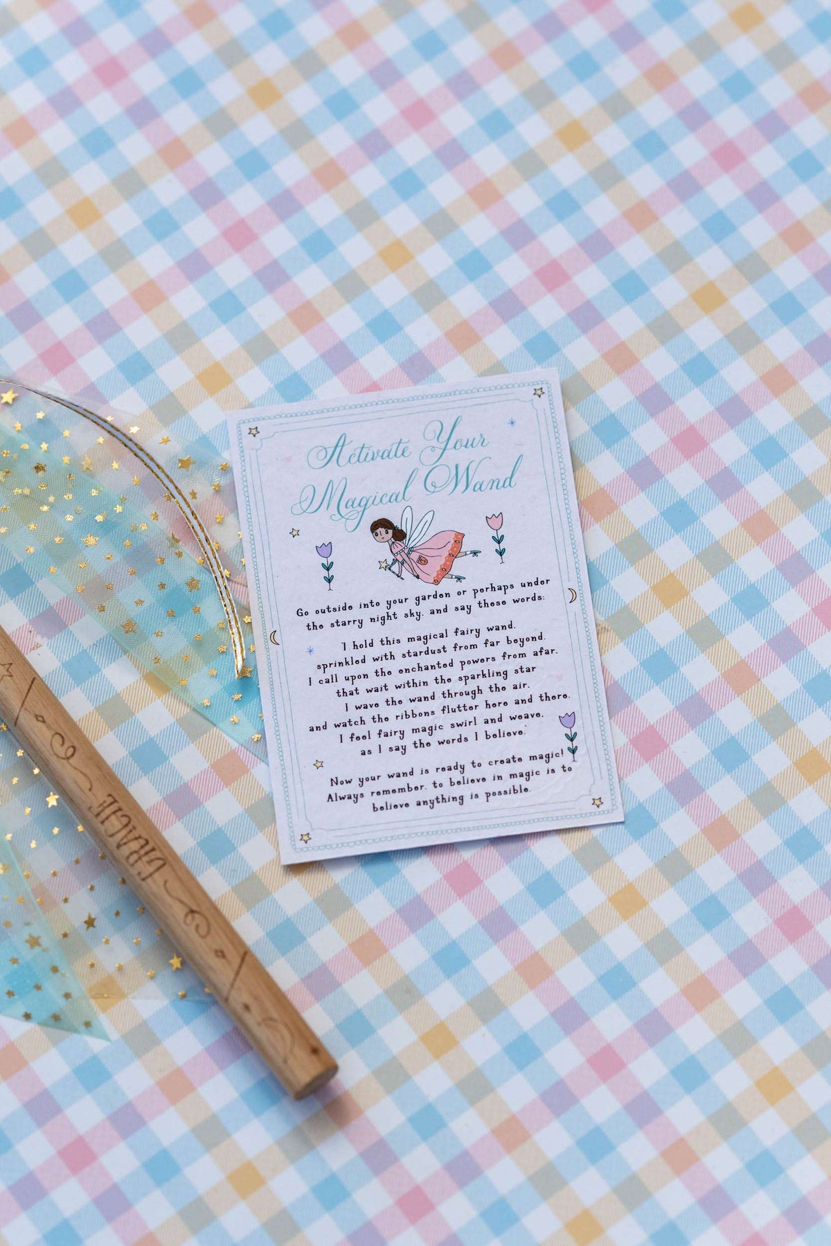 Personalised Magical Fairy Wand - The Marigold