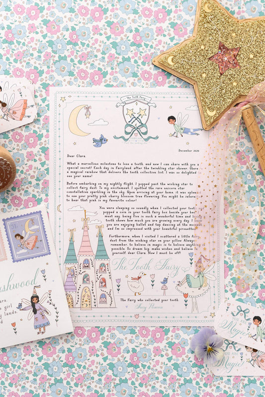 The Illustrated Tooth Fairy - personalised letter