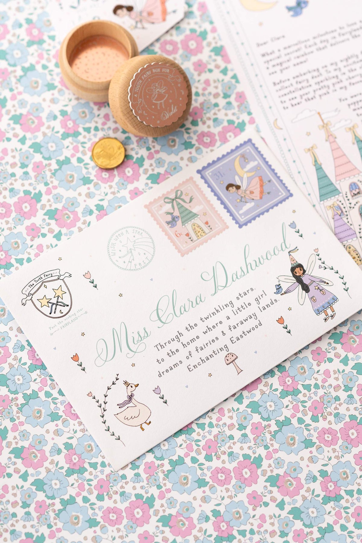 The Illustrated Tooth Fairy - personalised letter