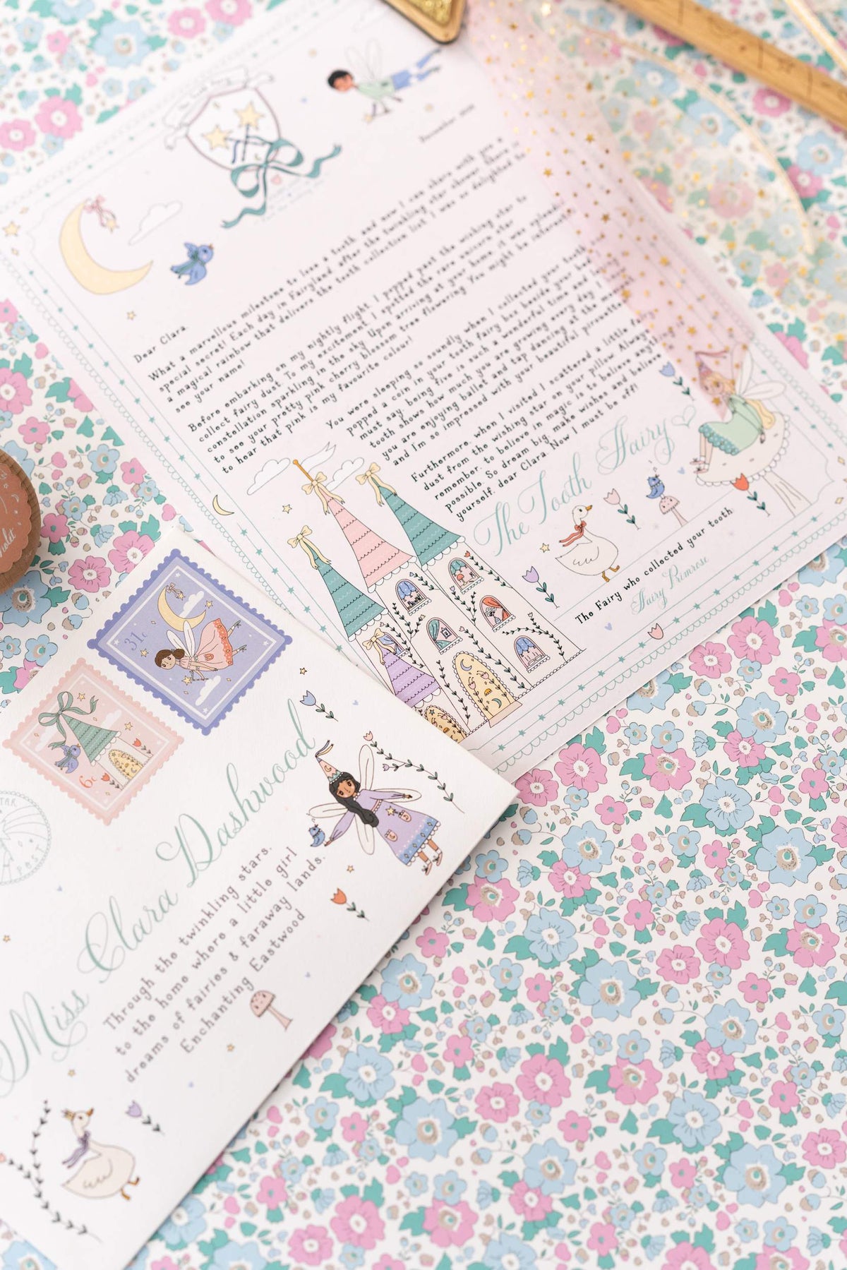The Illustrated Tooth Fairy - personalised letter