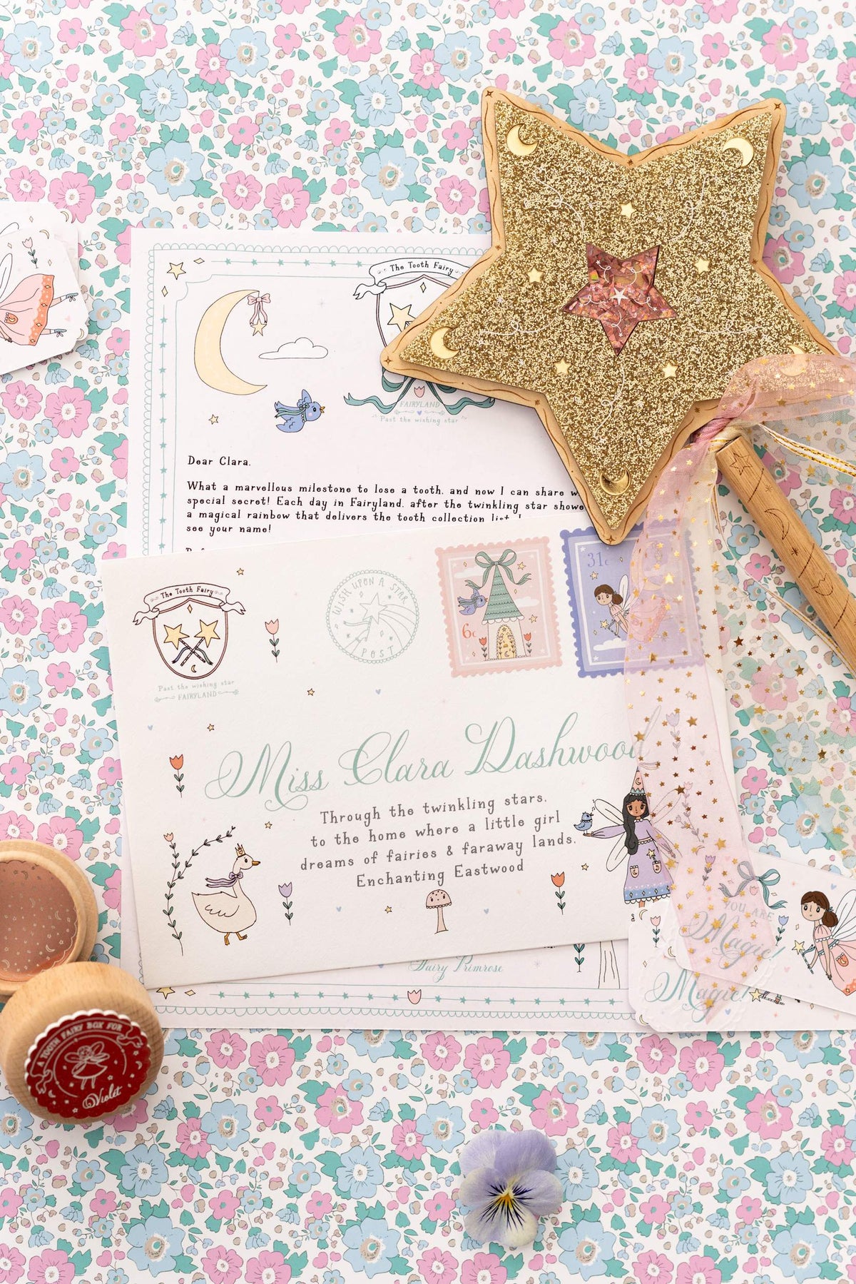 The Illustrated Tooth Fairy - personalised letter