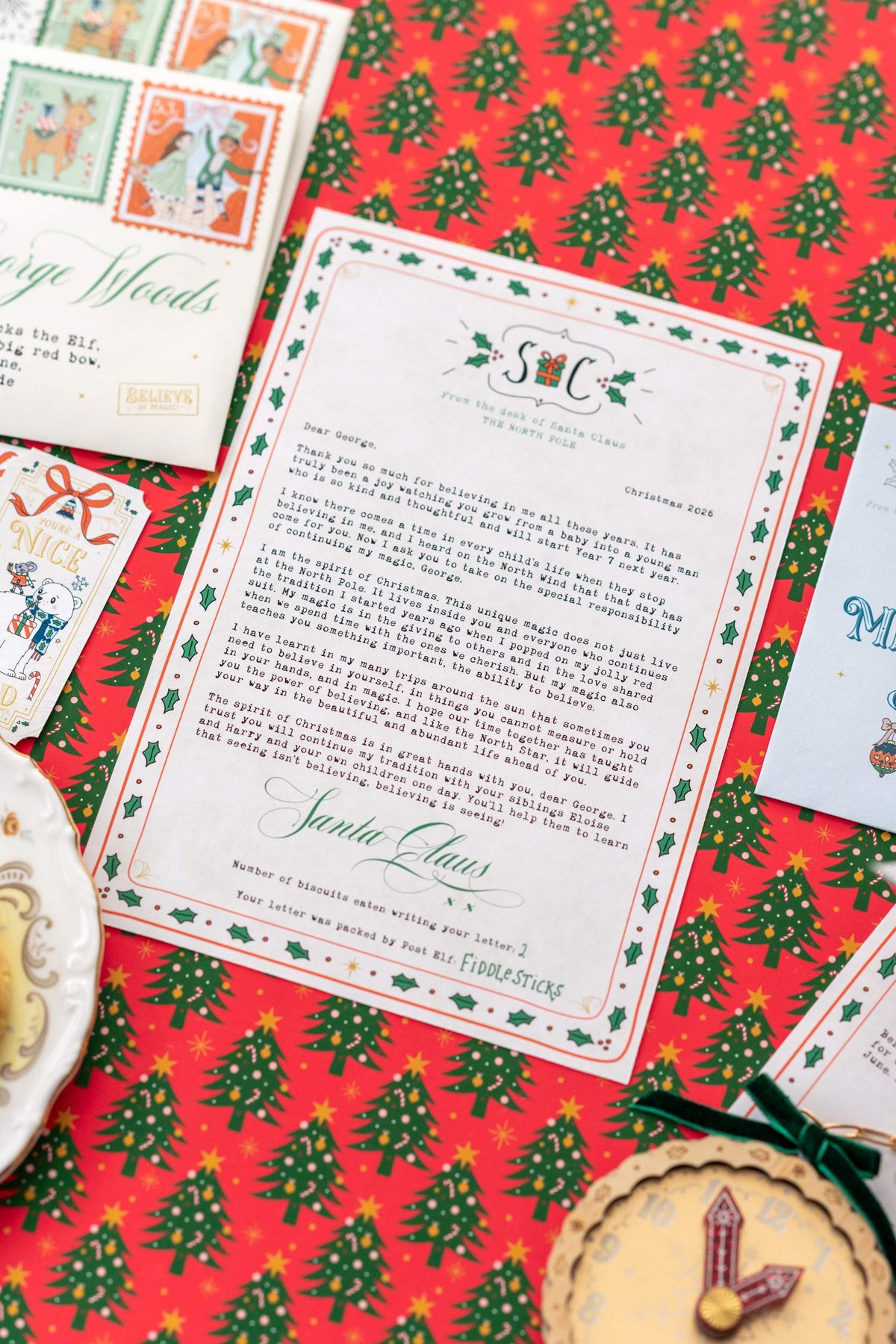 The Magical Goodbye Santa Letter