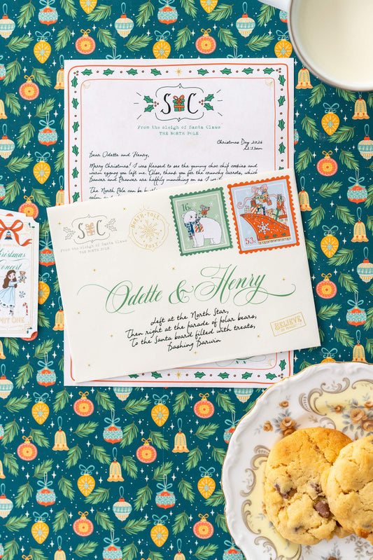 The Classic Christmas Morning Santa Letter