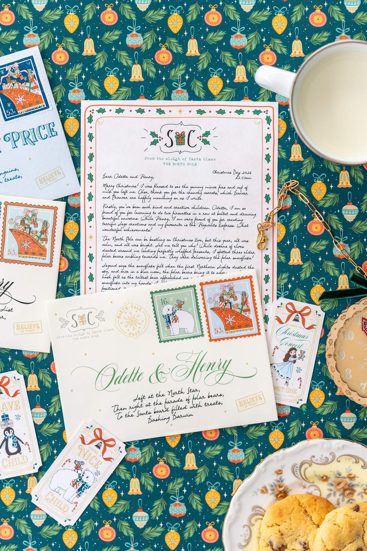 The Deluxe Christmas Morning Santa Letter