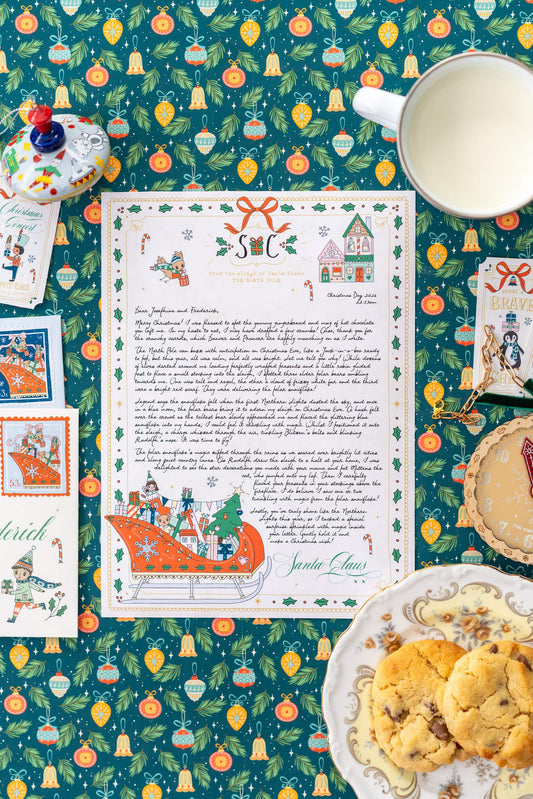 The Illustrated Christmas Morning Santa Letter