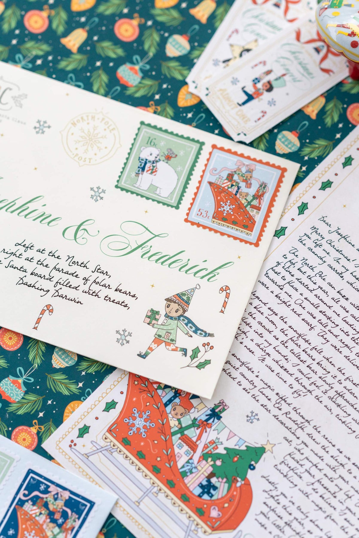 The Illustrated Christmas Morning Santa Letter