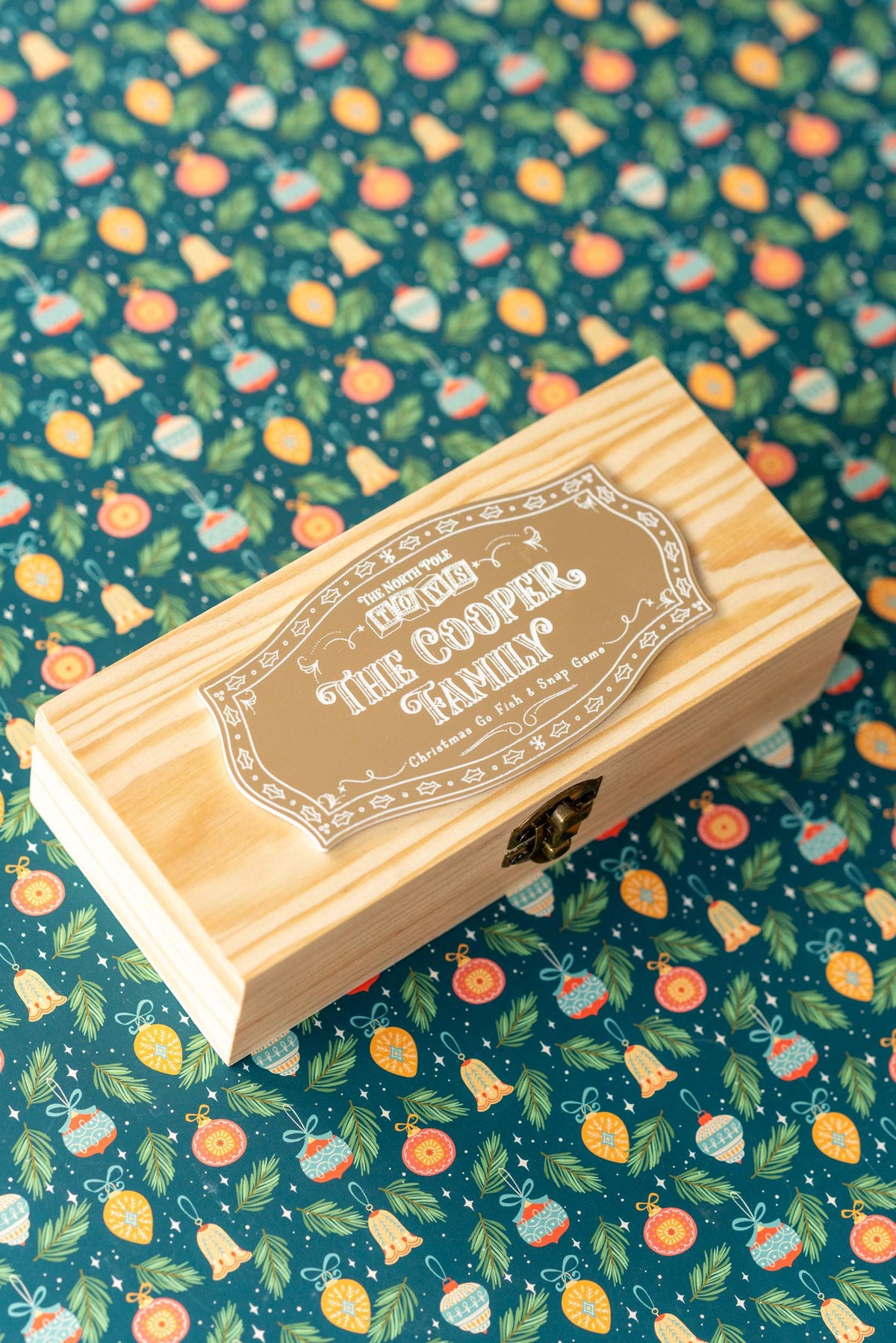 Christmas Snap Game & Go Fish Cards in Keepsake Box