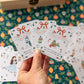 Christmas Snap Game & Go Fish Cards in Keepsake Box