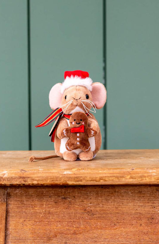 Mittens the Christmas Mouse Soft Toy