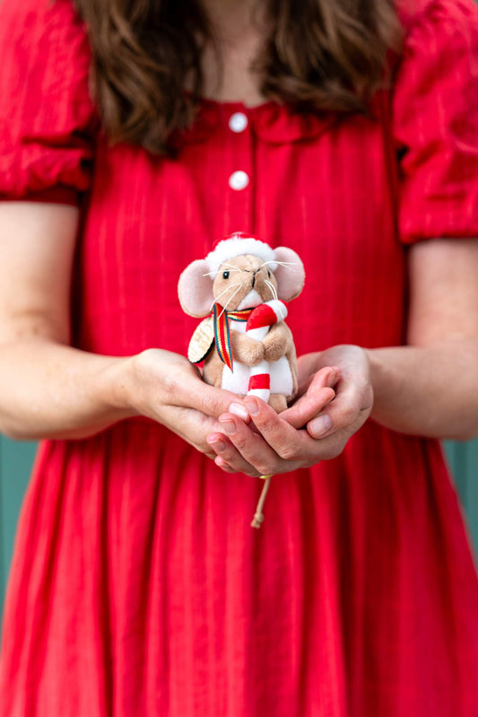 Minnie the Christmas Mouse Soft Toy