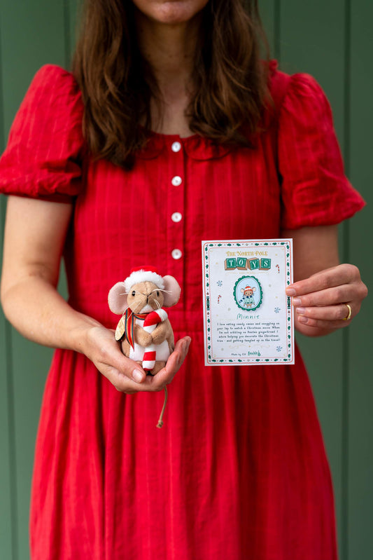 Minnie the Christmas Mouse Soft Toy