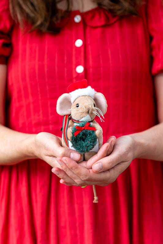 Pudding the Christmas Mouse Soft Toy