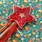 Personalised Christmas Wand - Jolly Ruby