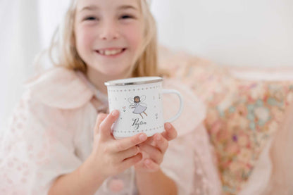 Personalised Fairy Enamel Mug