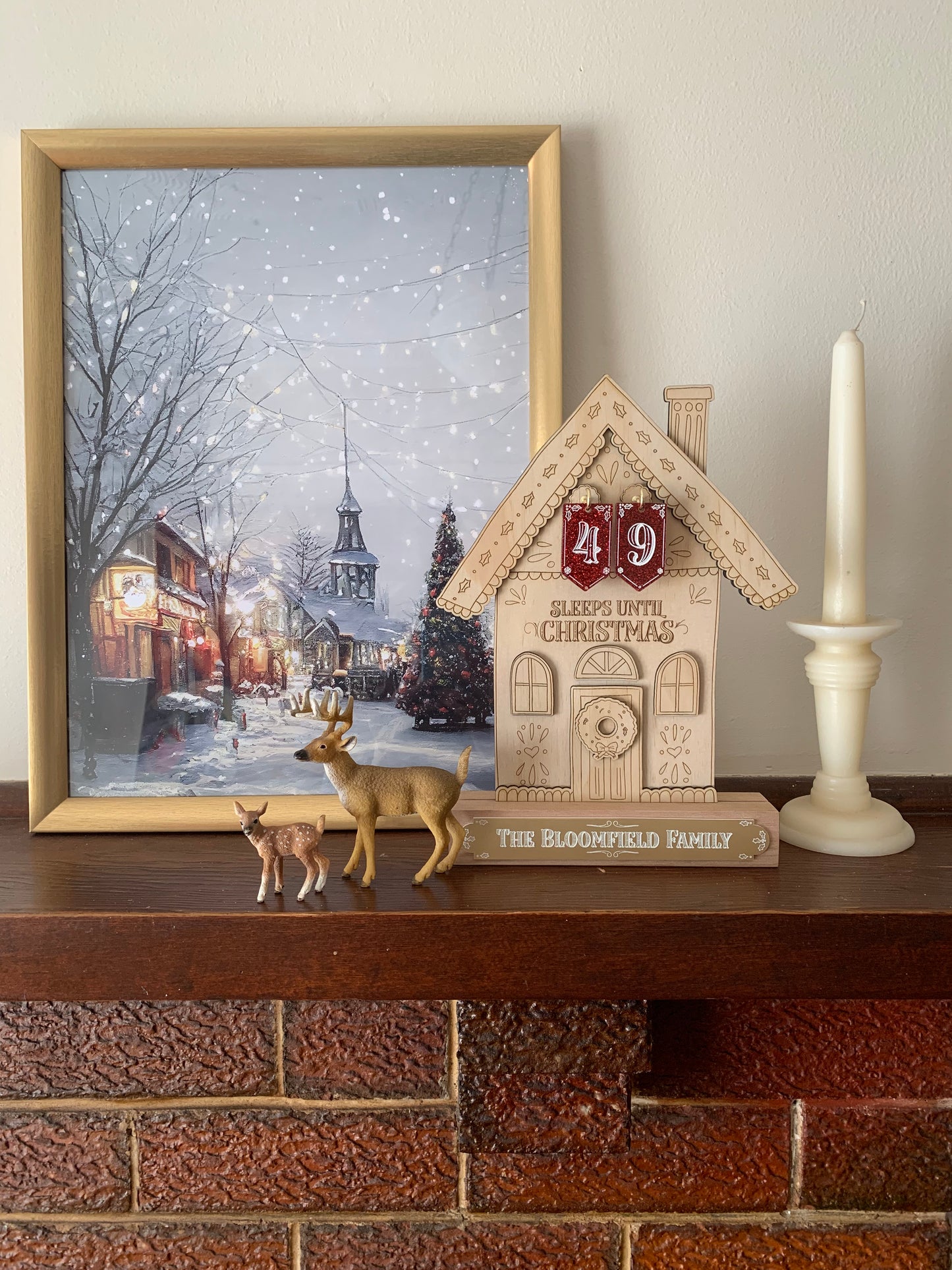 Gingerbread House Christmas Countdown