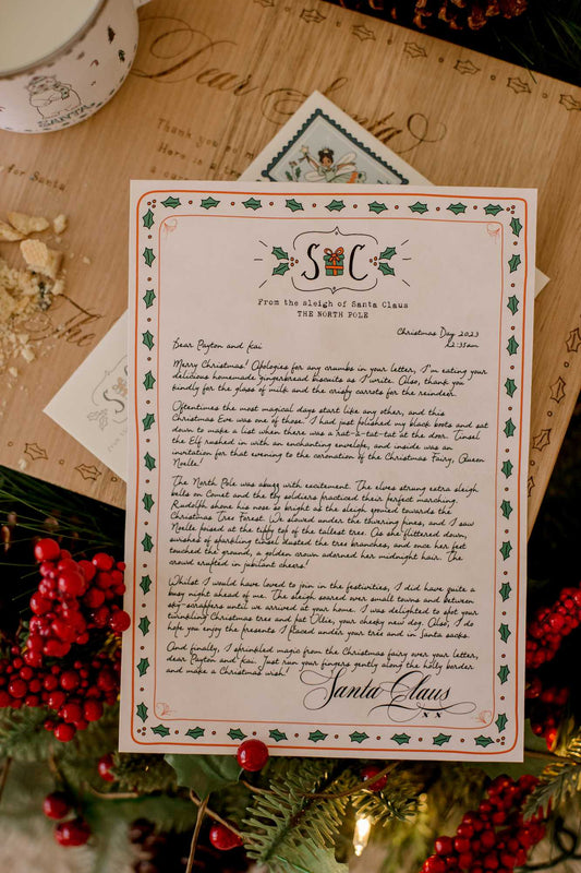 The Classic Christmas Morning Letter