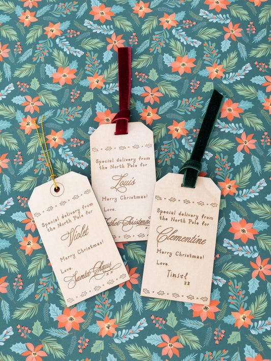 Special Delivery Personalised Wooden Tag