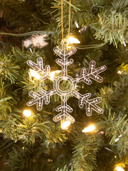 Snowflake Decorations - pack of 6
