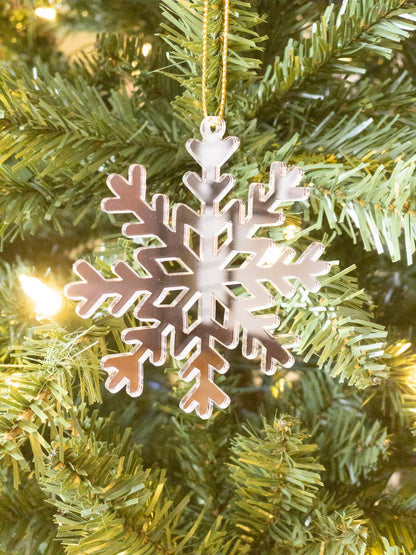 Snowflake Decorations - pack of 6