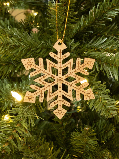 Snowflake Decorations - pack of 6
