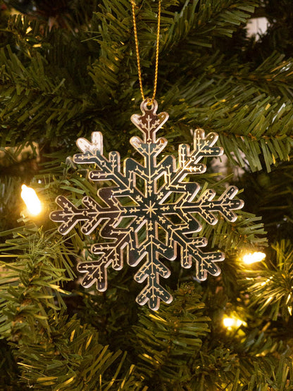 Snowflake Decorations - pack of 6