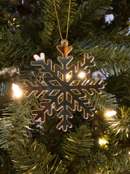 Snowflake Decorations - pack of 6