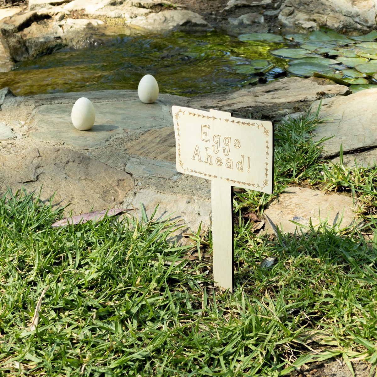 Easter Egg Hunt Garden Signs