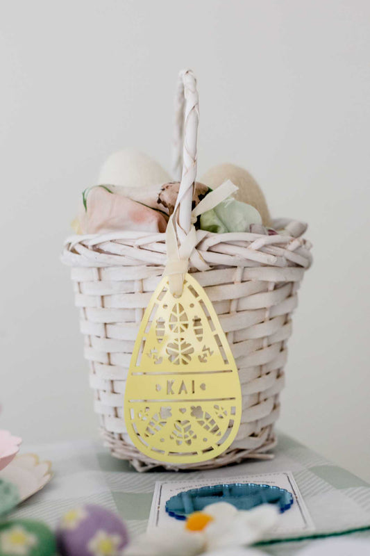 Easter Basket Egg Tag – personalised